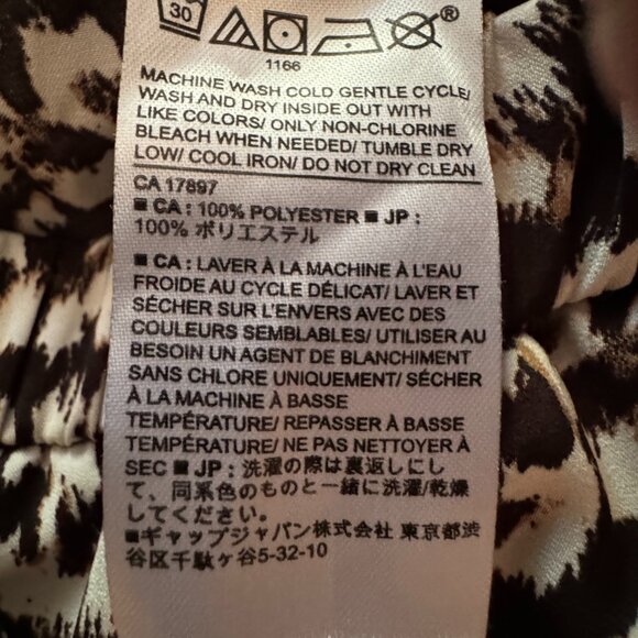 Banana Republic leopard print loose fit pants - Picture 5 of 5